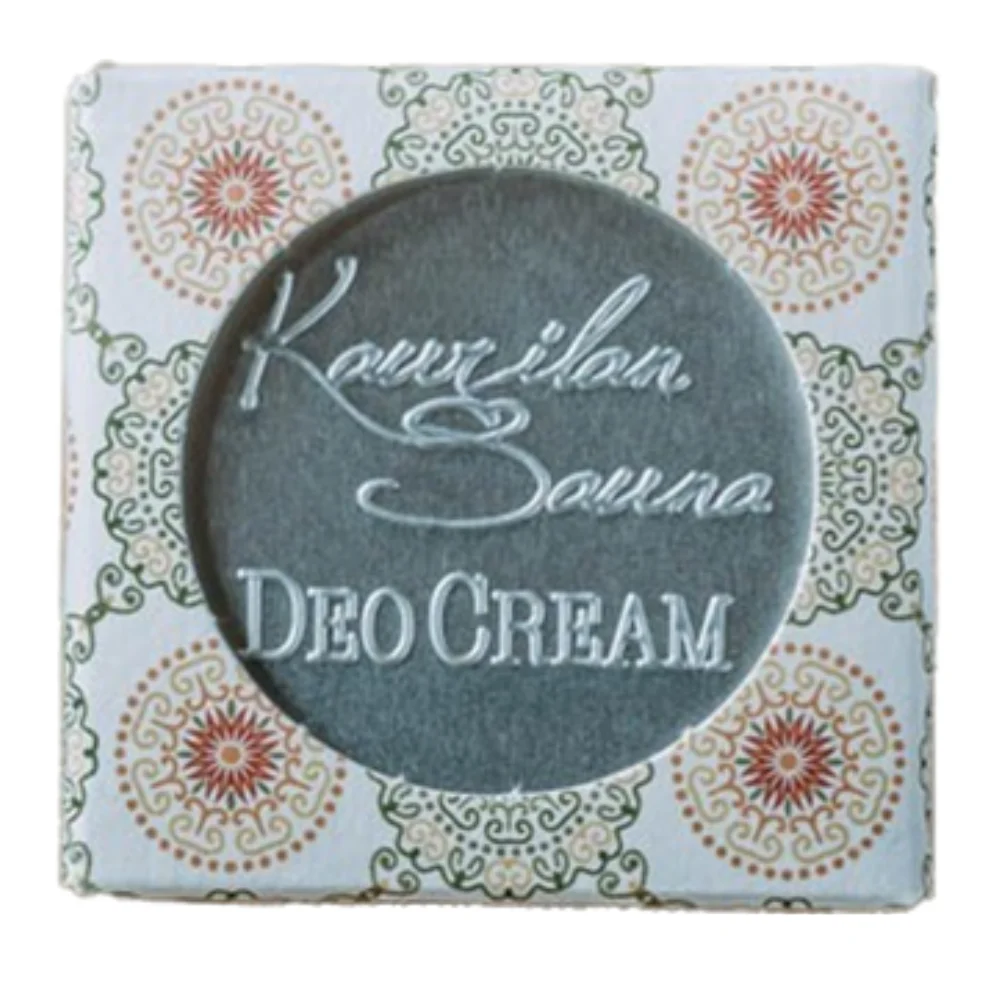 Kaurilan sauna Vegan Deodorante in crema formato viaggio menta piperita (35 g)