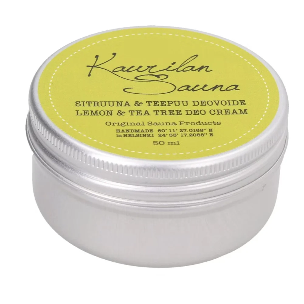 Kaurilan sauna Crema Deodorante Limone e Tea Tree (50 ml)