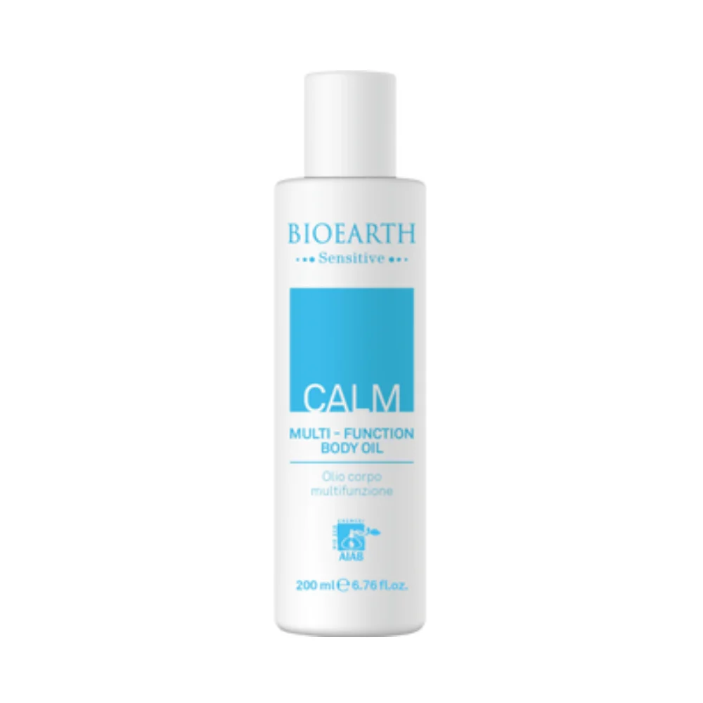 Bioearth Sensitive Calm Olio Corpo Multifunzione, 200 ml