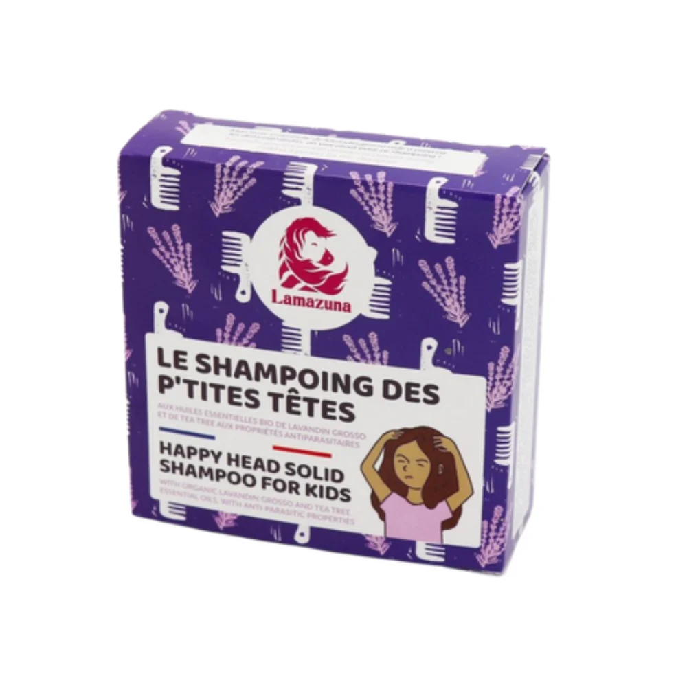 Lamazuna Shampoo Solido per Bambini Happy Head, 70 ml