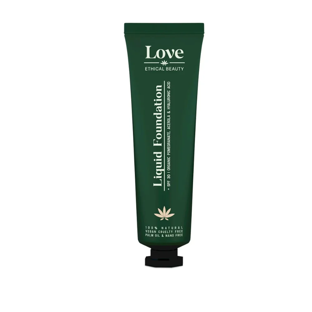 Love ethical beauty Fondotinta Liquido SPF 30, Crema (30 g)
