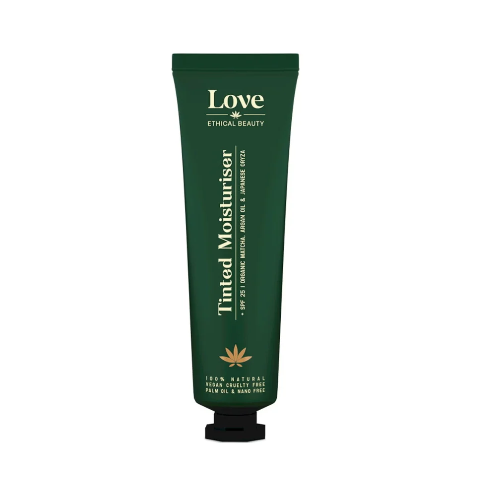 Love ethical beauty Crema idratante colorata SPF 25, Tan (30 g)