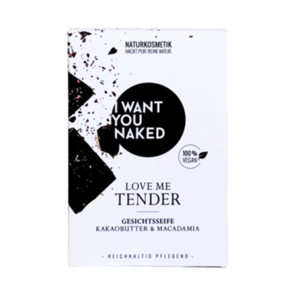 I want you naked Love Me Tender Sapone viso, 100 g