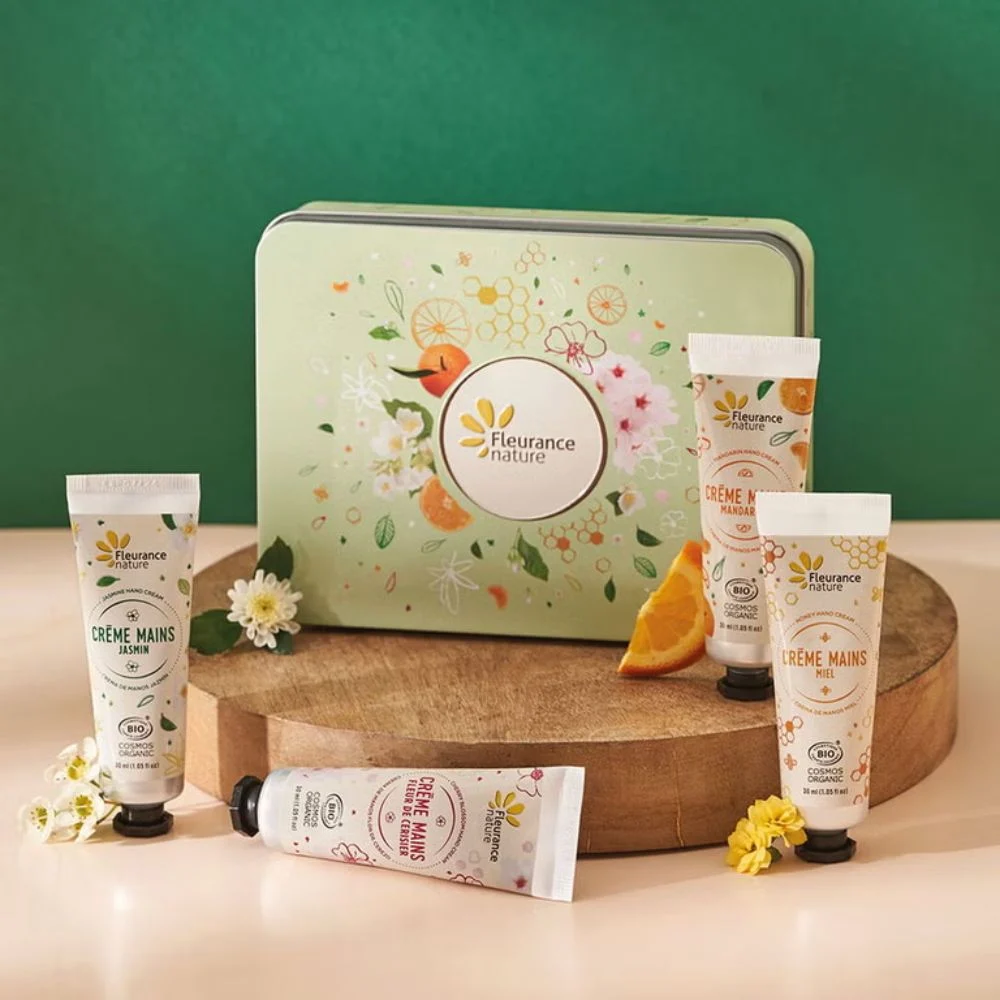 Fleurance nature Set di 4 creme per le mani, colore verde