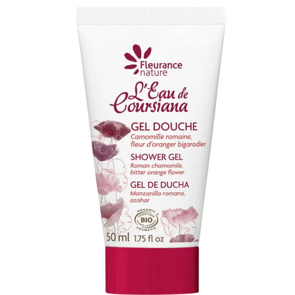 Fleurance nature L'Eau de Coursiana Gel Doccia Camomilla & Fiore d'Arancio 50 ml
