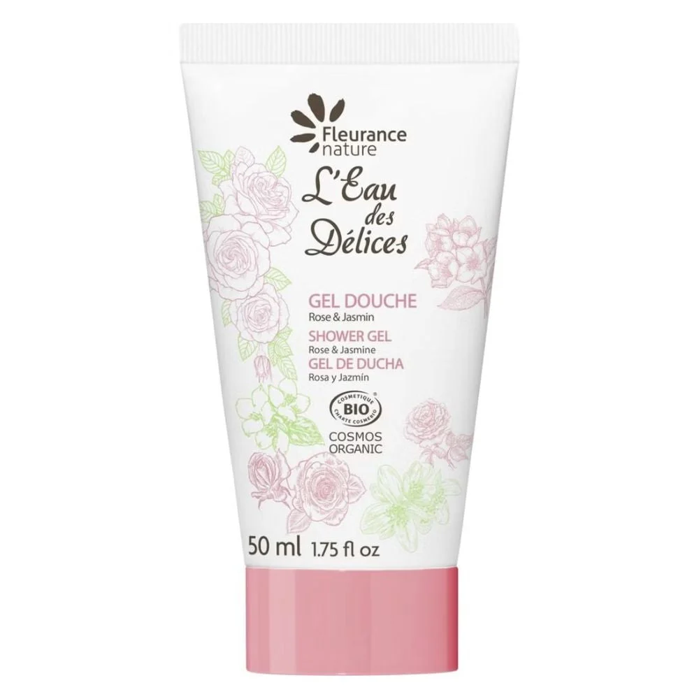 Fleurance nature L'Eau des Délices Gel Doccia Rosa e Gelsomino 50 ml