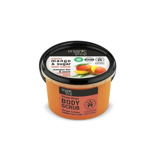 Organic Shop Scrub esfoliante per il corpo Mango del Kenya 250ml