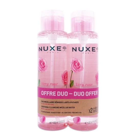 Nuxe Acqua Micellare Lenitiva Molto Rosa 3 in 1 2x400ml