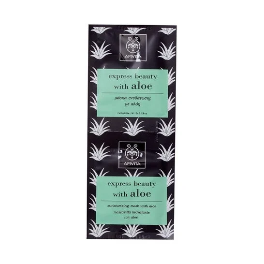 Apivita Facial Mask con Aloe 2x8ml