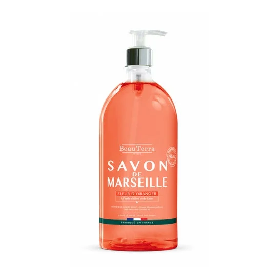 BeauTerra Sapone Marsiglia Liquido Liquido Marsiglia Sapone Arancio Fiore Liquido 1L