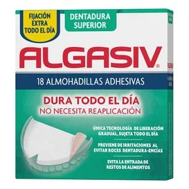 Algasiv pastiglie adesive protesi superiore 18 pezzi