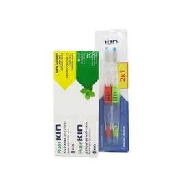 Kin Fluorkin Anticaries Menta + Cepillo Pack