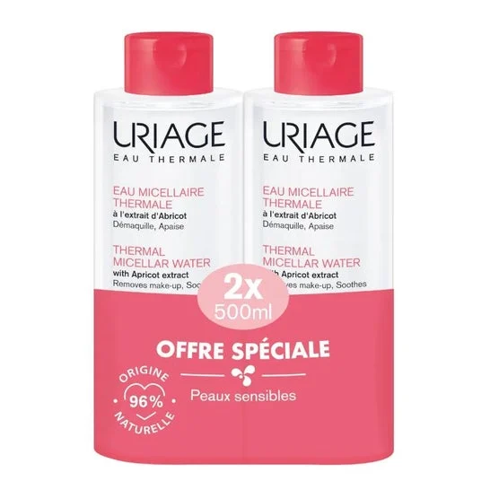 Uriage Micellare Acqua Micellare Acqua Termale Intollerante Pelli 2x500ml