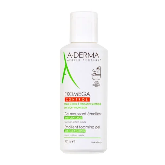 Un gel schiumogeno morbido Derma Exomega Control 200ml