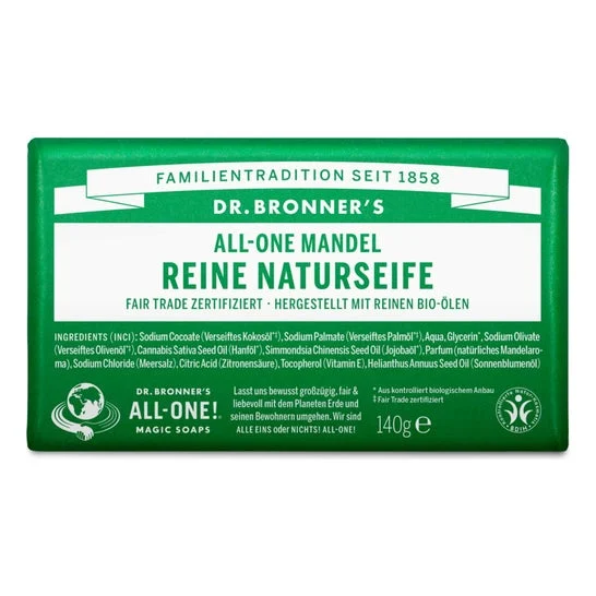 Sapone alla mandorla del Dr. Bronner 140g