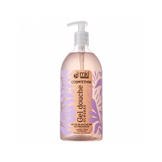 Mkl Cosm'Éthik Gel de Ducha Melocotón Blanco Bio 1L