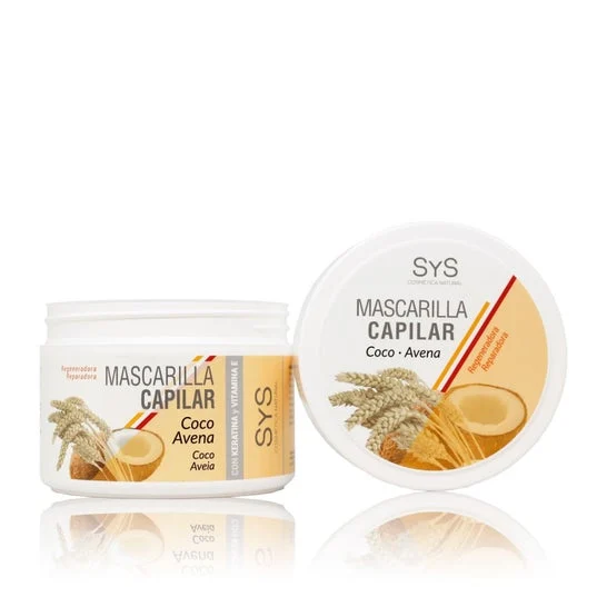 SYS Hair Mask cocco e farina d'avena con cheratina 250ml