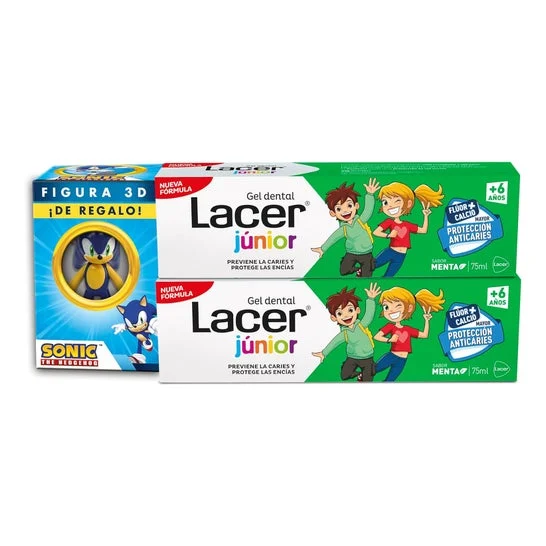 Lacer Junior Kit Gel Dental Menta