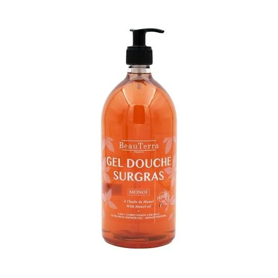 Gel doccia BeauTerra Monoï Surgras 1l