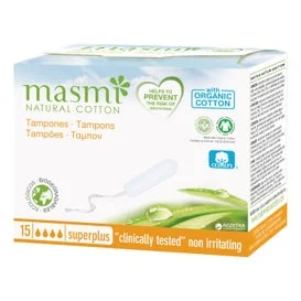 Masmi Natural Cotton Tampons Digital Super Plus 15pz