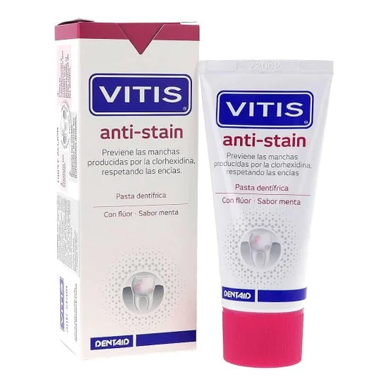 Vitis Antistain Dentífrico Antimanchas Menta 50 ml