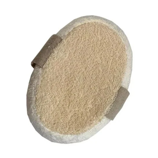 NaturaBio Cosmetics Spugna da Bagno Lino e Cotone 1 Unità