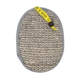 Spugna da bagno in sisal da battuta con flangia in gomma 1 pz
