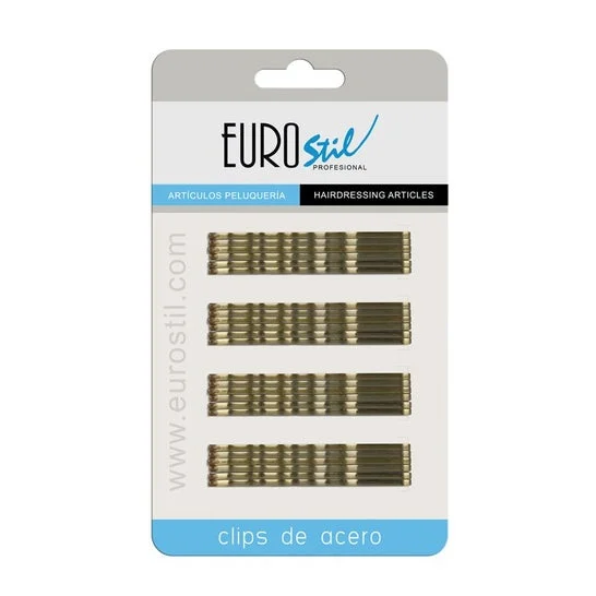 Eurostil Steel Clips 70mm Bronze 4pcs
