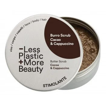 SAPONE DI UN TEMPO Burro Scrub Stimolante – Cacao e Cappuccino
