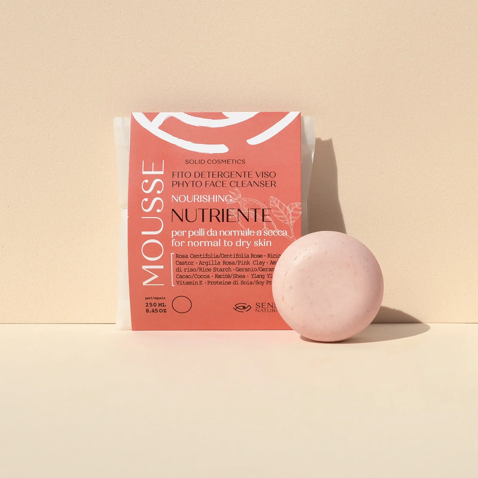 SENSO NATURALE Detergente Mousse Viso – Nutriente