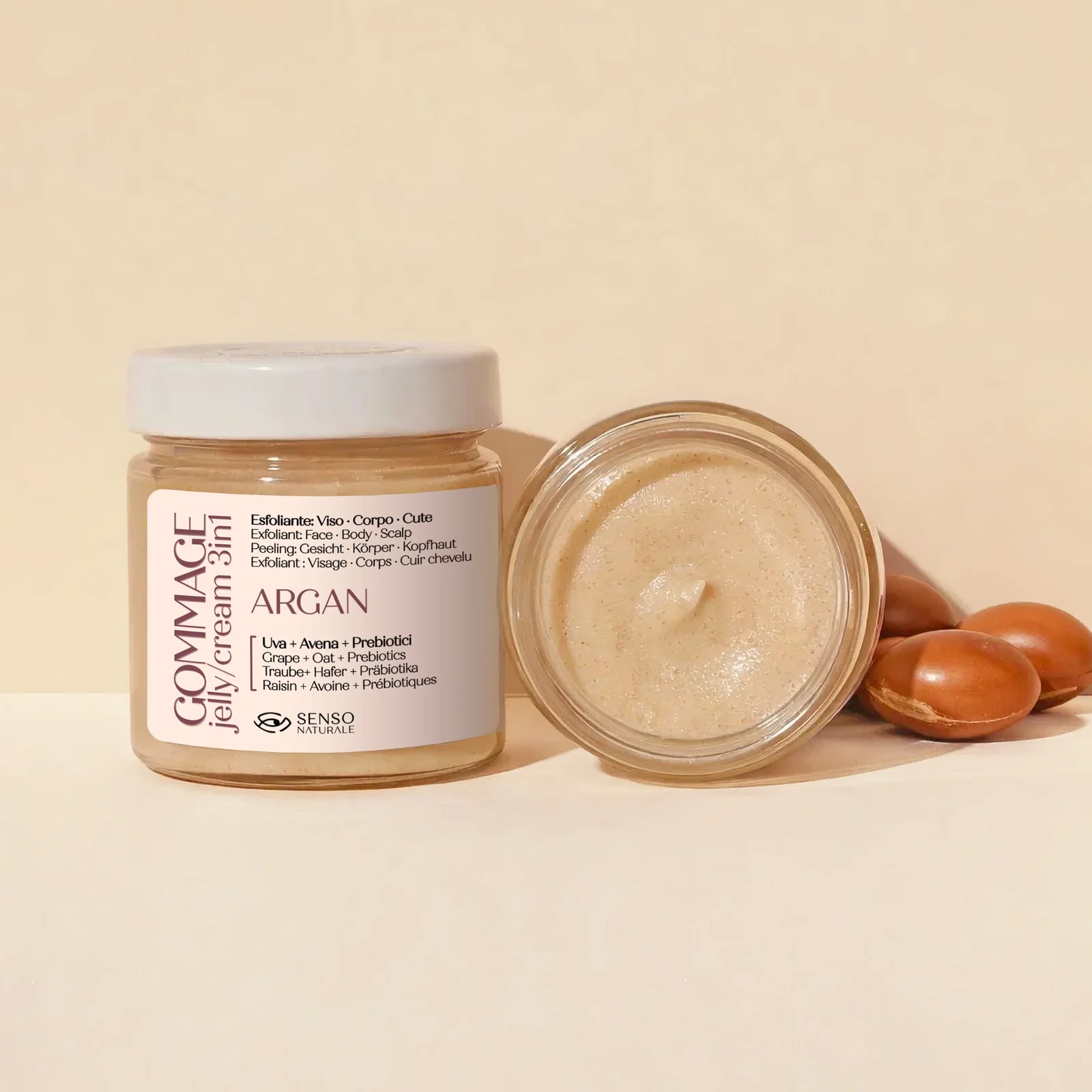 SENSO NATURALE Gommage Jelly Cream 3 in 1 – Argan