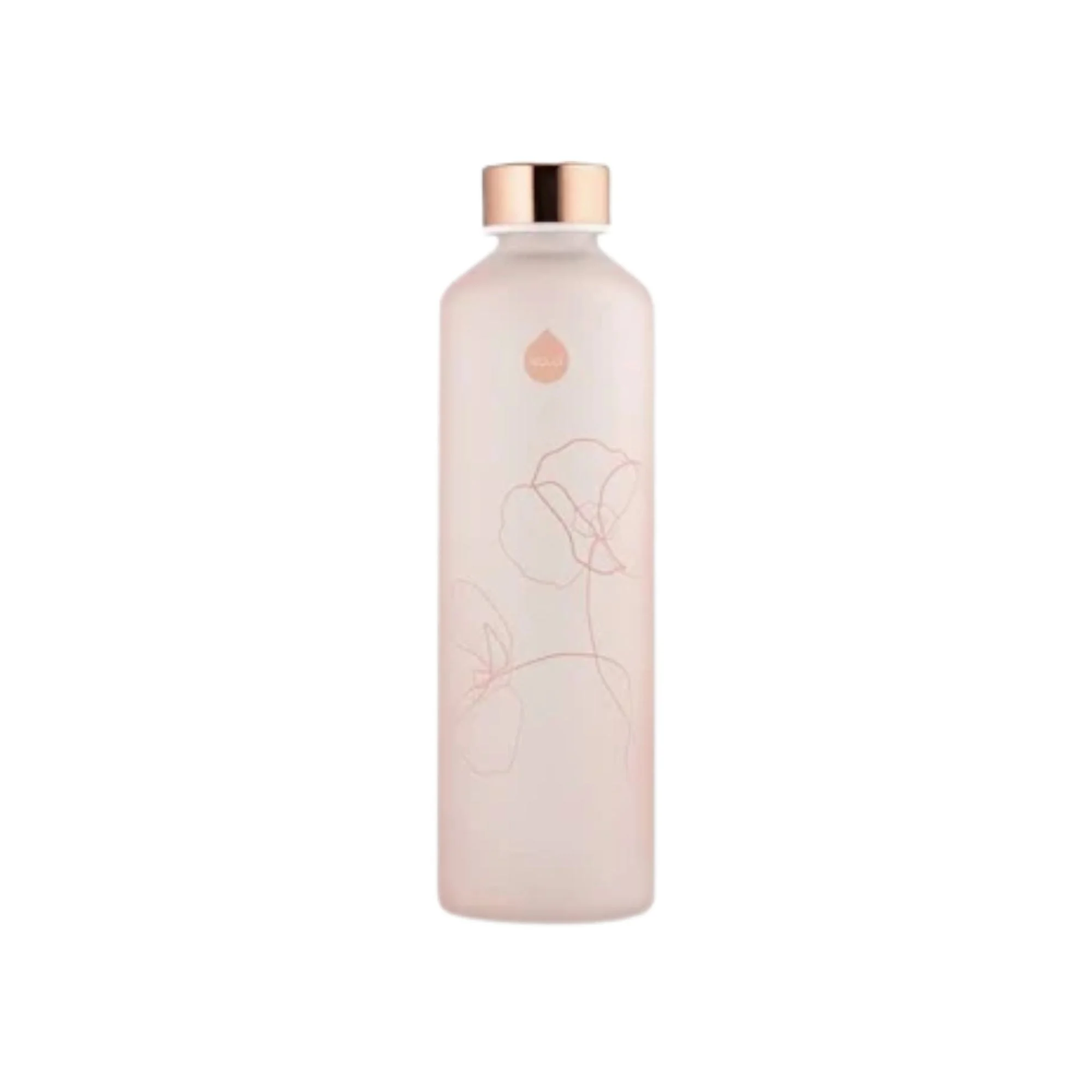 Equa Mismatch bottiglia d'acqua in vetro colore Bloom 750 ml