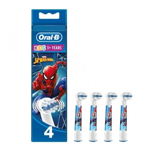 Oral-B Kids Ricambi Spazzole Elettriche Spiderman 4 Unità