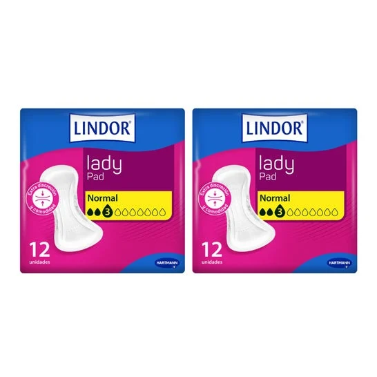 Lindor Lady Compresas 3 gotas Pack 24uds