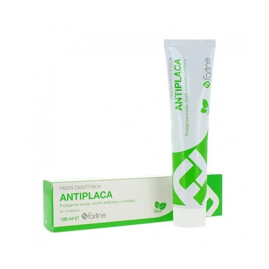 Farline Dentifricio Antiplacca Menta Aloe Vera 2x125ml
