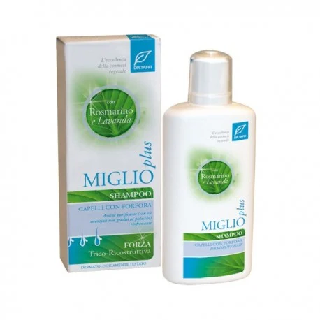 DR TAFFI Miglio Plus – Shampoo Capelli con Forfora Rosmarino e Lavanda