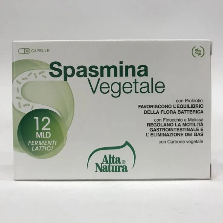 Alta Natura Spasmina Vegetale 30 Opercoli 500Mg