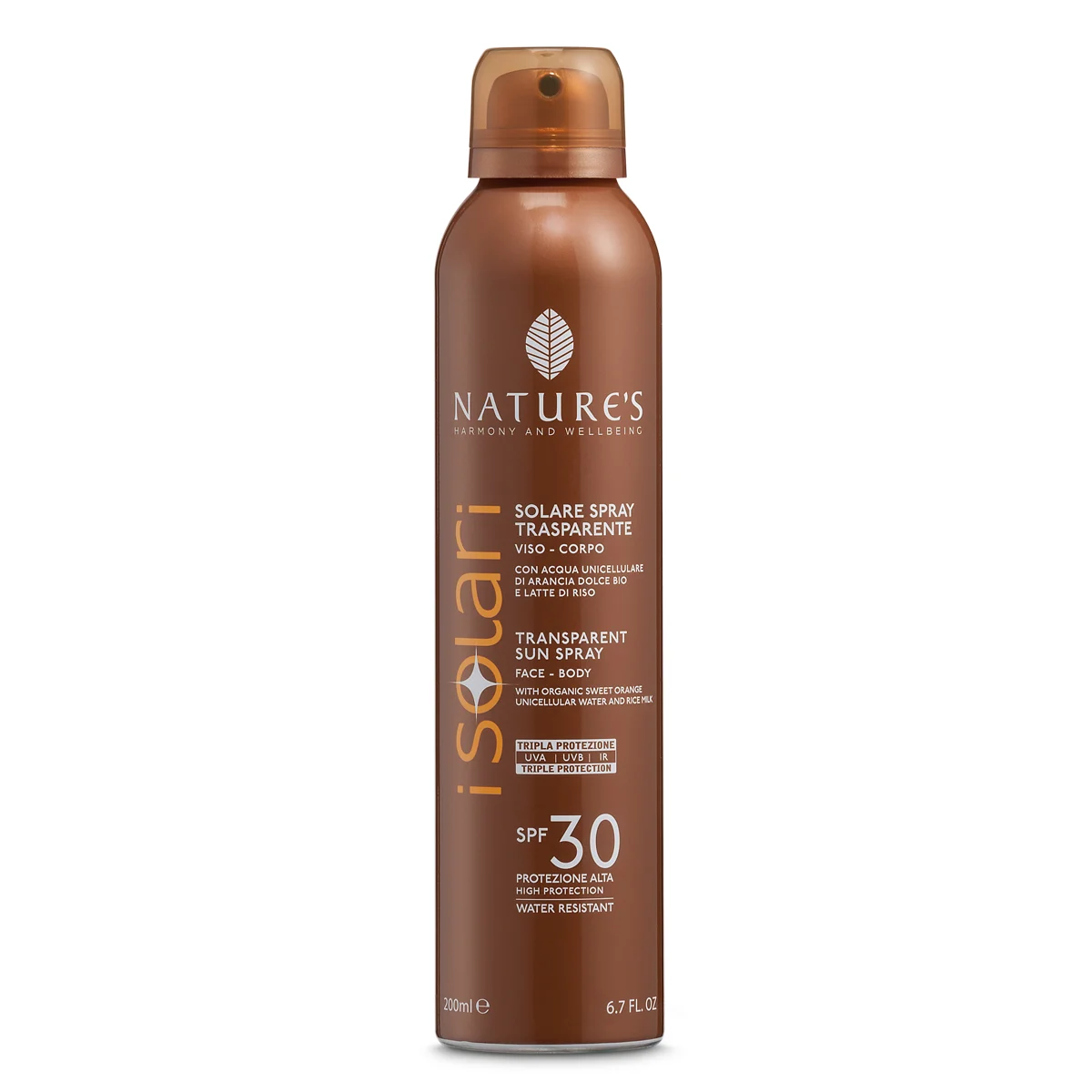 NATURE’S Solare Spray Trasparente SPF 30