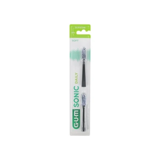 Gum Sonic Daily Spazzolino da Denti Nero 1 Unità
