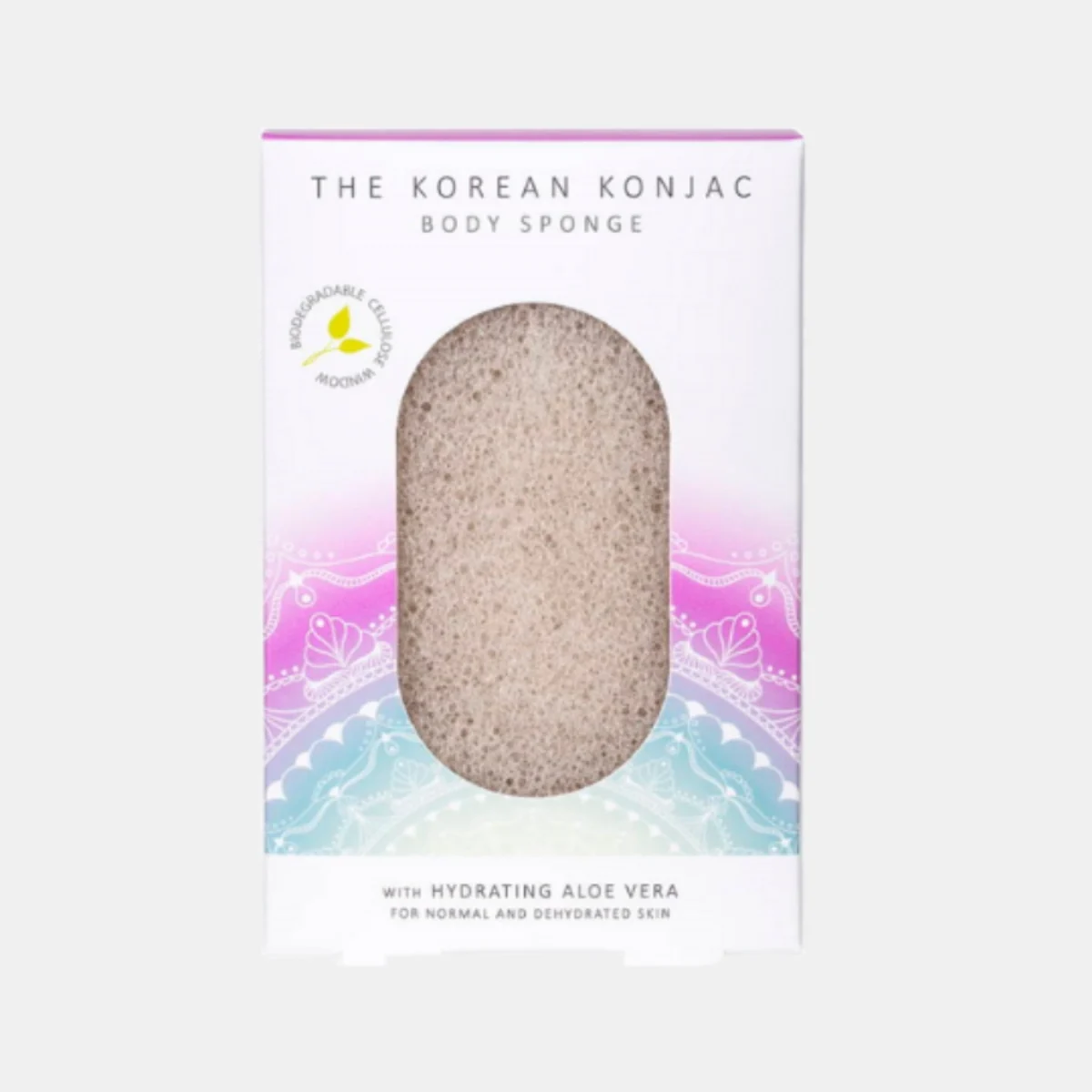 THE KONJAC SPONGE COMPANY Mandala Konjac Body Sponge Aloe Vera