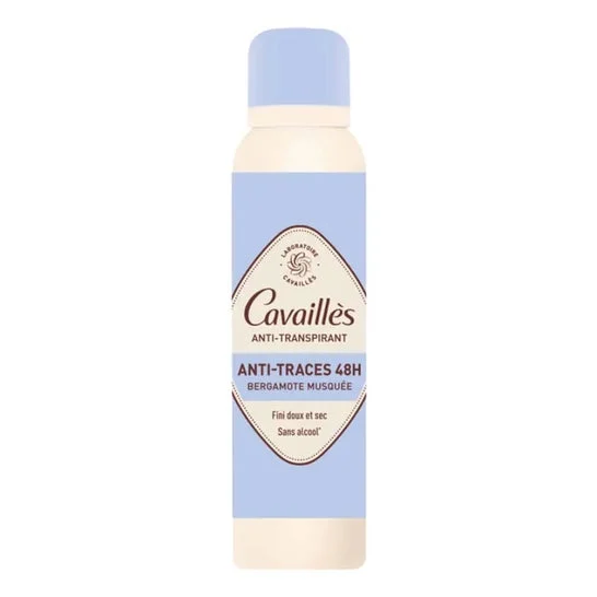 Cavaillès Déodorant Anti-Transpirant Anti-Traces 48h Bergamote Spray 150 ml