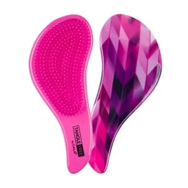 Spazzola per capelli senza groviglio Hot Pink Chevron Cove