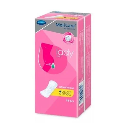 MoliCare Premium Lady Pad Compresses 1.5 Drops 14 pezzi