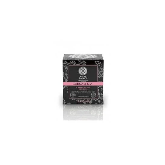 Natura Siberica Sauna&spa caldo peeling corpo a base di sale anticellulite 370 ml