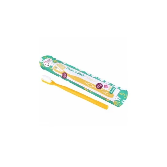 Spazzolino da denti Lamazuna Giallo Ricarica flessibile