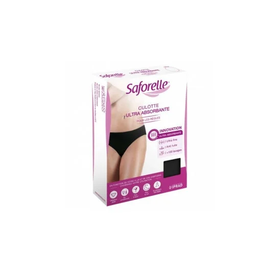 Saforelle Ultra Absorbent Brief Nero Misura XL