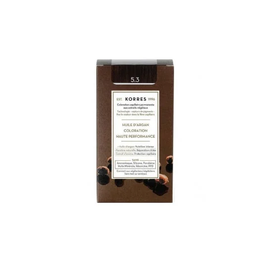 Korres Color Arg Chatain Dore 5,3