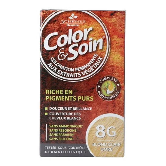 3 Chnes Colore Soin Blond Clair Dor Nø8G biondo Clair Dor Nø8G