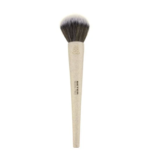 Beter trucco pennello naturale polvere fibra beige Beige 1pc