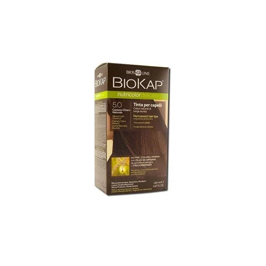 Tintura delicata Biokap 5.0 Marrone chiaro 140ml